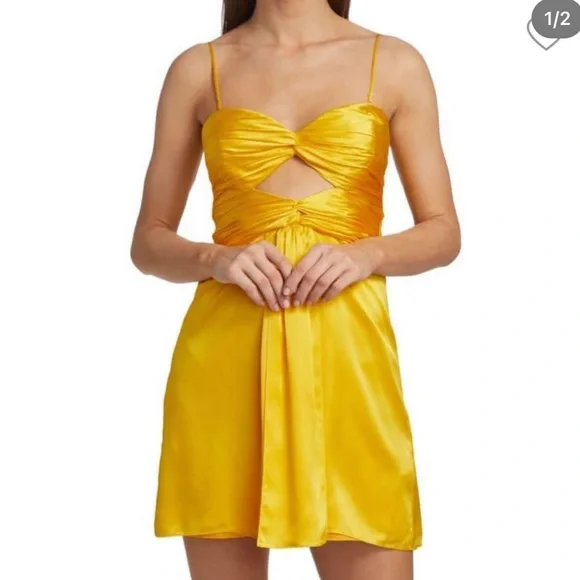 cinq a sept Dresses Cinq A Sept Yellow Dress Poshmark